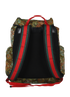 Flora Brocade Backpack, back view